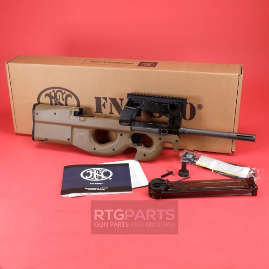 FN America Law Enf, PS90, Semi-automatic, 5.7x28mm, 16.04" Barrel, Matte Finish, Flat Dark Earth, 1 Magazine, 50 Rounds, 3848950501, FFL-FN-3848950501, RTG Parts