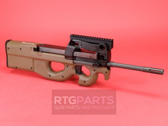 FN America Law Enf, PS90, Semi-automatic, 5.7x28mm, 16.04" Barrel, Matte Finish, Flat Dark Earth, 1 Magazine, 50 Rounds, 3848950501, FFL-FN-3848950501, RTG Parts