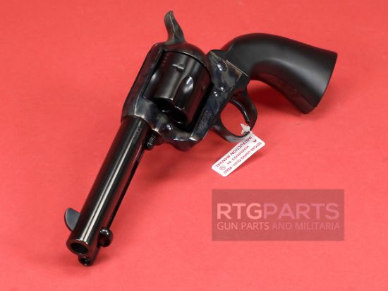 Cimarron, Holy Smoker, 3:10 To Yuma Revolver, Single Action, 45LC, 4.75" Barrel, Steel Frame, Case Hardened Finish, Fixed Sights, Gold Cross Black Grip, 6 Rounds