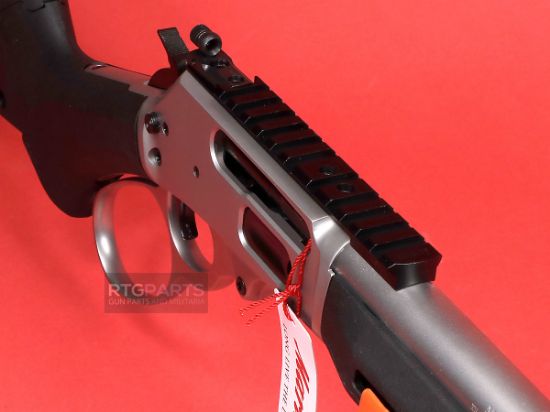 Marlin Firearms, 1895, Trapper, Lever Action Rifle, .45-70 Government, 16.17" Cold Hammer Forged Barrel, Threaded 11/16x24, Stainless Finish, Silver, Black Magpul ELG Stock and M-LOK Forend, Skinner Blade Front Sight, Skinner Adjustable Rear Sight, 5 Rounds, 736676709120, FFL-MARLIN-70912, RTG Parts