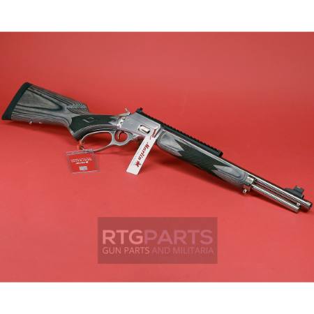 	Marlin Firearms, 1894 SBL, Lever Action Rifle, 357 Magnum, 16.10" Cold Hammer-Forged Stainless Steel Barrel, Threaded 1/2X28, Polished Stainless Finish, Gray Laminate Stock, Fiber Optic Front Sight with Tritium Ring, Adjustable Ghost Ring Rear Aperture, Full-length Picatinny Rail, 8 Rounds, 736676704330, FFL-MARLIN-70433, RTG Parts