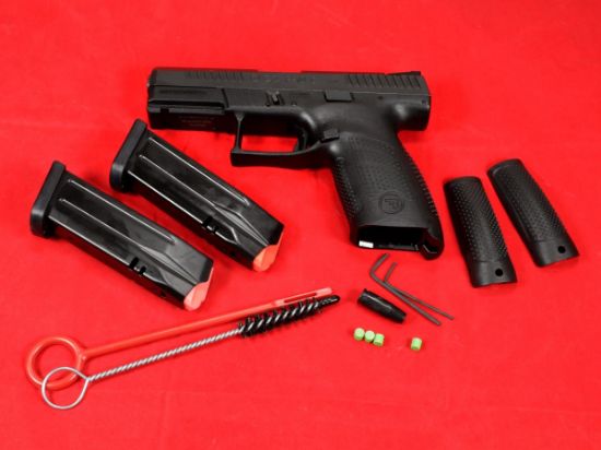 CZ, CZ, P-10C, Semi-automatic, Striker Fired, Compact, 9MM, 4.02" Barrel, Nitride Finish, Black, Polymer Frame, Ambidextrous, Trigger Safety, Fixed Sights, 15 Rounds, 2 Magazine, 806703915319, FFL-CZ-91531, RTG Parts