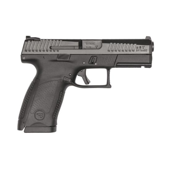 CZ, CZ, P-10C, Semi-automatic, Striker Fired, Compact, 9MM, 4.02" Barrel, Nitride Finish, Black, Polymer Frame, Ambidextrous, Trigger Safety, Fixed Sights, 15 Rounds, 2 Magazine, 806703915319, FFL-CZ-91531, RTG Parts