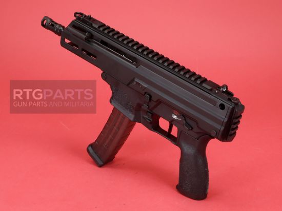 Springfield, Kuna, Semi-Automatic Pistol, 9MM, 6" Threaded Barrel, 1/2x28 Thread Pitch, Roller Delayed, MLOK Handguard, Picatinny Receiver End Plate, Anodized Finish, Black, Two 30rdMags, Includes Front and Rear Flip Up Sights, 706397987657, FFL-SPRINGFIELD-KN9069B, RTG Parts