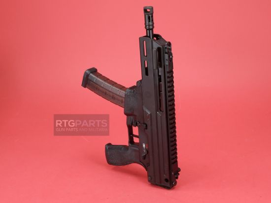 Springfield, Kuna, Semi-Automatic Pistol, 9MM, 6" Threaded Barrel, 1/2x28 Thread Pitch, Roller Delayed, MLOK Handguard, Picatinny Receiver End Plate, Anodized Finish, Black, Two 30rdMags, Includes Front and Rear Flip Up Sights, 706397987657, FFL-SPRINGFIELD-KN9069B, RTG Parts