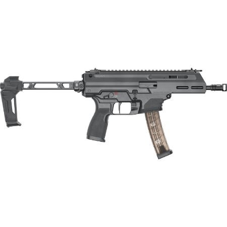 Springfield, Kuna, Semi-automatic Pistol, 9MM, 6" Threaded Barrel, 1/2x28 Thread Pitch, Roller Delayed, MLOK Handguard, Picatinny Receiver End Plate, Strike Industries Folding Brace, Anodized Finish, Black, 30 Rounds, 2 Magazines, Includes Front and Rear Flip Up Sights, 706397988951 , FFL-SPRINGFIELD-KN9069BFSA, RTG Parts