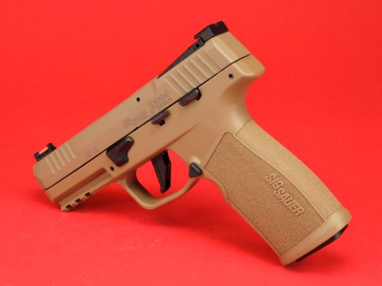 Sig Sauer, P322 Tacpac, Semi-automatic, Single Action Only, Polymer Frame Pistol, Full Size, 22 LR, 4" Barrel, Anodized Finish, Coyote, Manual Safety, Adjustable Fiber Optic Sights, Optic Ready, Threaded Barrel Adapter, Anodized, 20 Rounds, 3 Magazines, 798681671731, FFL-SIG-322C-COY-TACPAC, RTG Parts