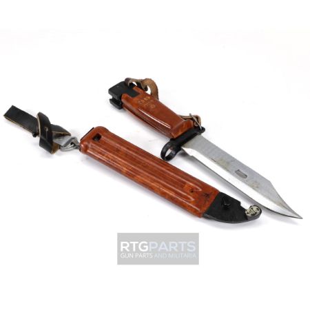 Picture of BULGARIAN CIRCLE 10 TYPE-2 AKM AK74 BAKELITE BAYONET, NUMBER MATCHING
