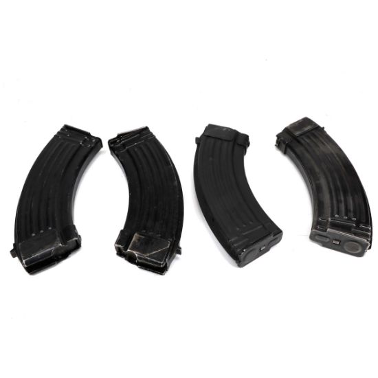 Picture of 4-PACK OF DENTED/DAMAGED POLISH AK47 30RD STEEL MAGS
