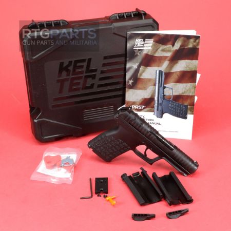 Kel-Tec, PR57, Striker Fired, Semi-automatic, Polymer Frame Pistol, Compact, 5.7X28MM, 4.6" Barrel, Matte Finish, Black, Optics Ready, 3 Dot Sights, 20 Rounds, (2) 10 Round Stripper Clips, Includes Optic Plate, 640832010220, FFL-KELTEC-PR57BLK, RTG Parts