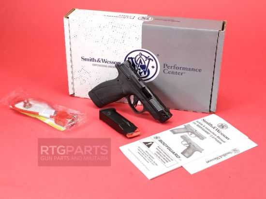 Smith & Wesson, Bodyguard 2.0 Performance Center,  Micro-Compact, 380 ACP, 3.1" Ported Barrel, Armornite Finish, Gray Slide, Black Frame, Ameriglo Protector LumiGreen Front Night Sight, Black Square Notch Rear Sight, Flat Face Trigger, 2 Magazines, 022188901979, FFL-SW-14416, RTG Parts