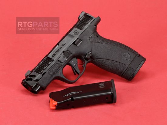 Smith & Wesson, Bodyguard 2.0 Performance Center,  Micro-Compact, 380 ACP, 3.1" Ported Barrel, Armornite Finish, Gray Slide, Black Frame, Ameriglo Protector LumiGreen Front Night Sight, Black Square Notch Rear Sight, Flat Face Trigger, 2 Magazines, 022188901979, FFL-SW-14416, RTG Parts