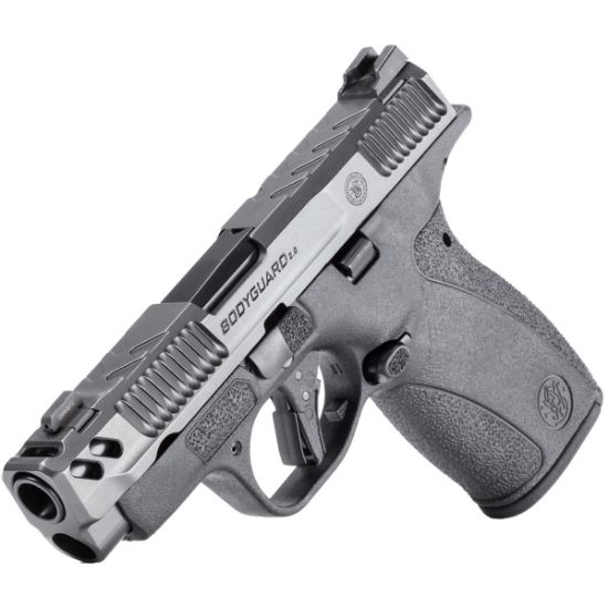 Smith & Wesson, Bodyguard 2.0 Performance Center,  Micro-Compact, 380 ACP, 3.1" Ported Barrel, Armornite Finish, Gray Slide, Black Frame, Ameriglo Protector LumiGreen Front Night Sight, Black Square Notch Rear Sight, Flat Face Trigger, 2 Magazines, 022188901979, FFL-SW-14416, RTG Parts