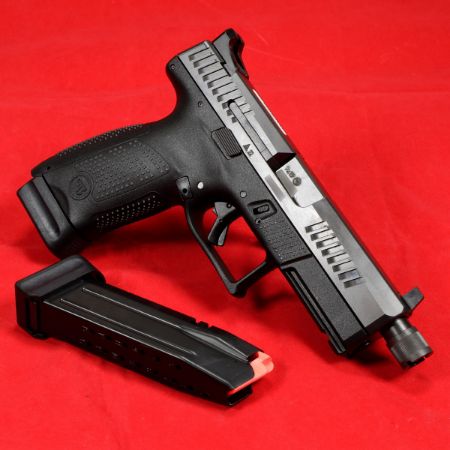 CZ, P-10 C Suppressor-Ready, Striker Fired, Semi-automatic, Polymer Frame Pistol, Compact, 9MM, 4.61" Barrel, Threaded Barrel - 1/2X28, Nitride Slide Finish, Black, 3 Interchangeable Backstraps, High Fixed Night Sights, Integrated Trigger Safety, 17 Rounds, 2 Magazine, Reversible Magazine Catch, 806703895338, FFL-CZ-89533, RTG Parts