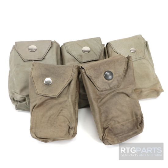 Picture of EAST GERMAN DDR AK47 TOBACCO CAN CLEANING AND TOOL KIT, EARLY STYLE POUCH