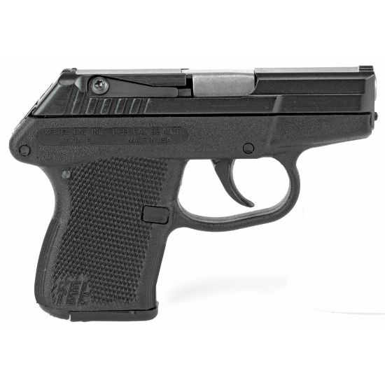 Kel-Tec, P32, Double Action Only, Semi-automatic, Polymer Frame Pistol, Sub-Compact, 32 ACP, 2.7" Barrel, Black, Fixed Sights, 7 Rounds, 1 Magazine, Keltec, 640832000450, FFL-KELTEC-P32BBLK, RTG Parts