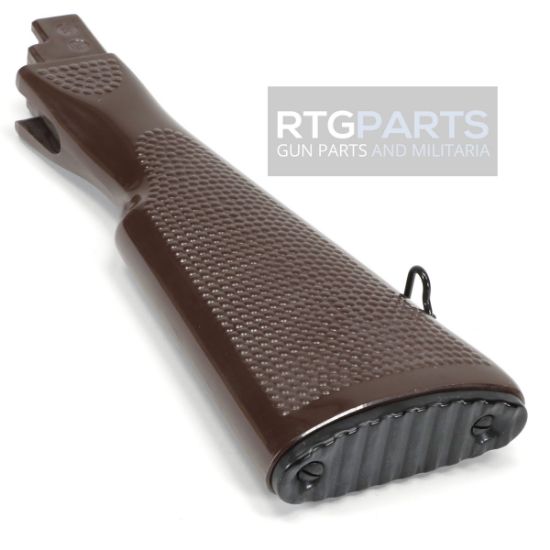 Picture of AKM AK47 AK74 BROWN PEBBLE GRAIN BUTTSTOCK NEW