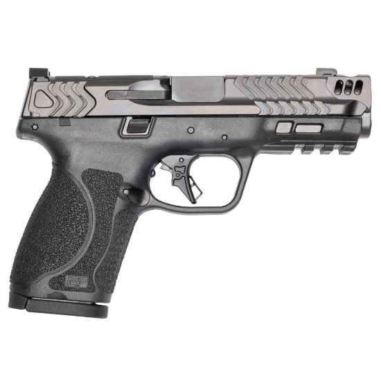 Smith & Wesson, M&P M2.0, Performance Center, 9MM, 4.22" Ported Barrel, Armornite Finish, Gray, Front Night Sight, Blacked Out Rear Sight, No Manual Safety, Flat-Face Trigger, Interchangeable Grip Inserts, Optic Ready, Two 15rd Magazines, 022188895742, FFL-SW-13987, RTG Parts