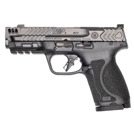 Smith & Wesson, M&P M2.0, Performance Center, 9MM, 4.22" Ported Barrel, Armornite Finish, Gray, Front Night Sight, Blacked Out Rear Sight, No Manual Safety, Flat-Face Trigger, Interchangeable Grip Inserts, Optic Ready, Two 15rd Magazines, 022188895742, FFL-SW-13987, RTG Parts