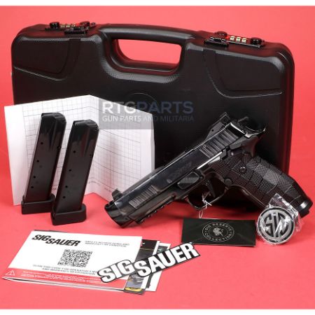 Sig Sauer, P226, XFIVE Reserve, Single Action Only, Metal Frame Pistol, Full Size, 9MM, 4.4" Barrel, High Polish Finish, Optics Ready, Aluminum Grips, X-RAY3 3-Dot Tritium Sights, Compensator, Three 20rd Magazines, 798681695676, FFL-SIG-226X5-9-CW-RES, RTG Parts