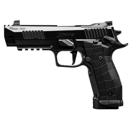 Sig Sauer, P226, XFIVE Reserve, Single Action Only, Metal Frame Pistol, Full Size, 9MM, 4.4" Barrel, High Polish Finish, Optics Ready, Aluminum Grips, X-RAY3 3-Dot Tritium Sights, Compensator, Three 20rd Magazines, 798681695676, FFL-SIG-226X5-9-CW-RES, RTG Parts