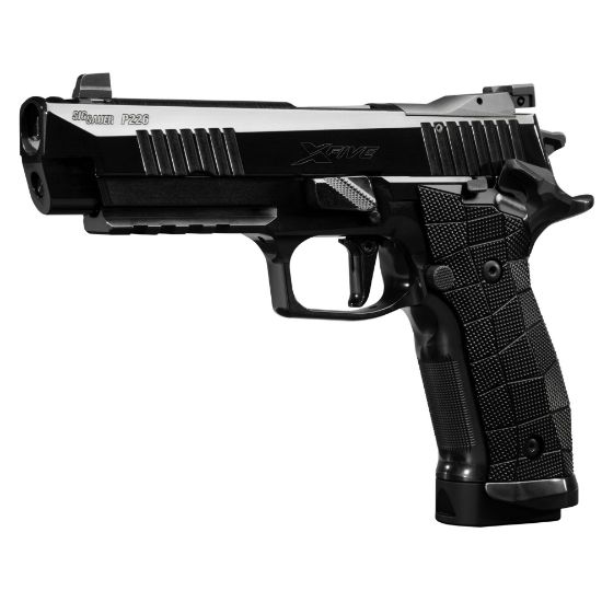 Sig Sauer, P226, XFIVE Reserve, Single Action Only, Metal Frame Pistol, Full Size, 9MM, 4.4" Barrel, High Polish Finish, Optics Ready, Aluminum Grips, X-RAY3 3-Dot Tritium Sights, Compensator, Three 20rd Magazines, 798681695676, FFL-SIG-226X5-9-CW-RES, RTG Parts