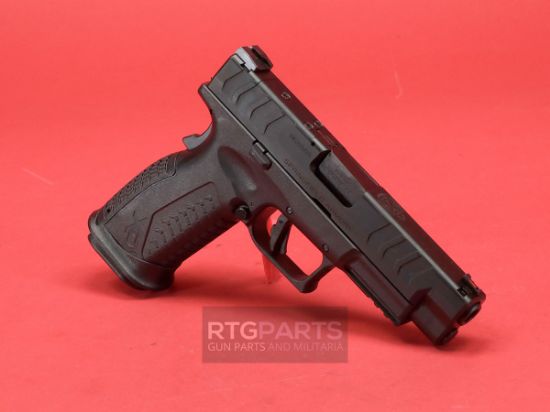 Springfield, XDM Elite, Semi-automatic, Striker Fired, Polymer Frame Pistol, 10MM, 4.5" Hammer Forged Barrel, Melonite Finish, Black, META Trigger, Grip Safety Fiber Optic Front Sight, Tactical Rack U-Dot Rear Sight, Optics Ready, Two 16rd, 706397961251, FFL-SPRINGFIELD-XDME94510BHCOSP, RTG Parts