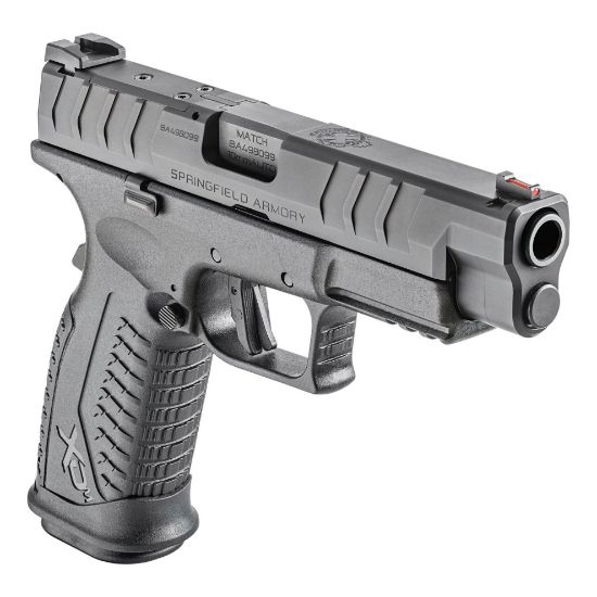 Springfield, XDM Elite, Semi-automatic, Striker Fired, Polymer Frame Pistol, 10MM, 4.5" Hammer Forged Barrel, Melonite Finish, Black, META Trigger, Grip Safety Fiber Optic Front Sight, Tactical Rack U-Dot Rear Sight, Optics Ready, Two 16rd, 706397961251, FFL-SPRINGFIELD-XDME94510BHCOSP, RTG Parts
