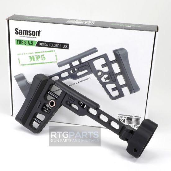 Picture of SAMSON S.A.S. TACTICAL FOLDING STOCK MP5/HK33 INTEGRATED END CAP, BLACK