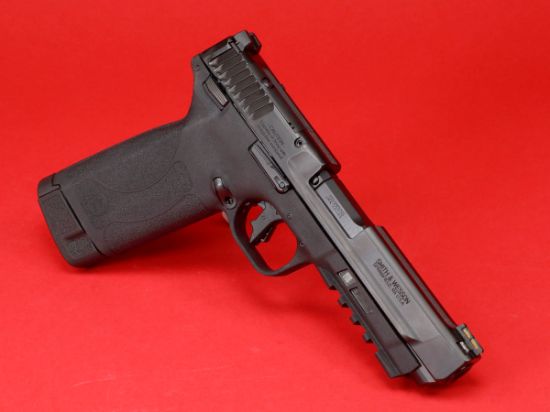 Smith & Wesson, M&P, Semi-automatic, Polymer Framed Pistol, Full Size, 22 WMR, 4.35" Barrel, Armornite Finish, Black, Optics Ready Slide For Shield SMSc Footprints, Manual Safety, Fiber Optic Front Sight, Two 30rd Magazines, 022188892932, FFL-SW-13433, RTG Parts