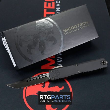 Picture of MICROTECH ULTRATECH GEN III ZBP OTF AUTOMATIC KNIFE, 3.5" HELLHOUND, DLC, SIGNATURE SERIES, 1119-1DLCTSH