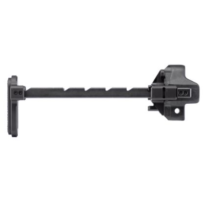 B&T USA, Telescopic Stock, Fits MP5 SP5 HK94 MP5-SD, 5 Position Collapsible, Aluminum and Steel Construction, Matte Finish, Black, 840225702118, BT-200590, RTG Parts