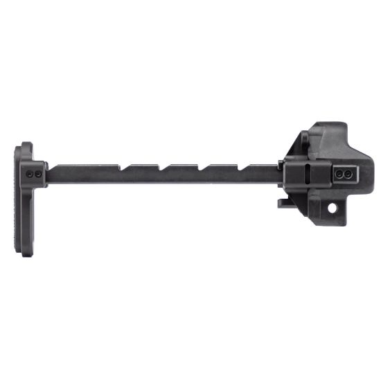 B&T USA, Telescopic Stock, Fits MP5 SP5 HK94 MP5-SD, 5 Position Collapsible, Aluminum and Steel Construction, Matte Finish, Black, 840225702118, BT-200590, RTG Parts