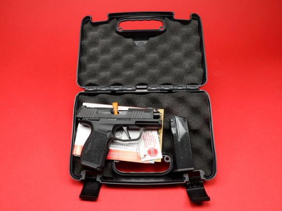 Sig Sauer, P365X, Striker Fired, Semi-automatic, Polymer Framed Pistol, Sub-Compact, 9MM, 3.1" Barrel, Matte Finish, Black, X-Ray 3 Night Sights, Optic Ready, Manual Safety, 12 Rounds, 2 Magazines, 798681663873, FFL-SIG-365X-9-BXR3-MS, RTG Parts