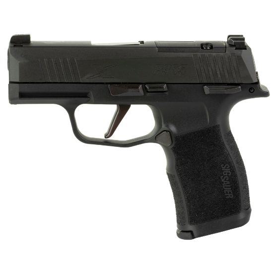 Sig Sauer, P365X, Striker Fired, Semi-automatic, Polymer Framed Pistol, Sub-Compact, 9MM, 3.1" Barrel, Matte Finish, Black, X-Ray 3 Night Sights, Optic Ready, Manual Safety, 12 Rounds, 2 Magazines, 798681663873, FFL-SIG-365X-9-BXR3-MS, RTG Parts
