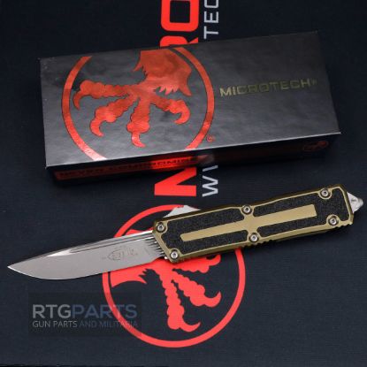Picture of MICROTECH SCARAB II GEN III S/E OTF AUTOMATIC KNIFE, OD GREEN, 3.9 INCH, APOCALYPTIC, 1278-10APOD