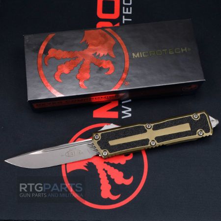 Picture of MICROTECH SCARAB II GEN III S/E OTF AUTOMATIC KNIFE, OD GREEN, 3.9 INCH, APOCALYPTIC, 1278-10APOD