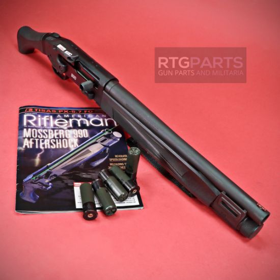 Mossberg, 990 Aftershock With Crimson Trace Laser Saddle, Semi-automatic Pistol Grip Firearm, 12 Gauge, 3" Chamber, 14.75" Barrel, Fiber Optic Front Sight, 27.125" Overall Length, 5 Rounds, 015813830034, FFL-MOSSBERG-83003, RTG Parts