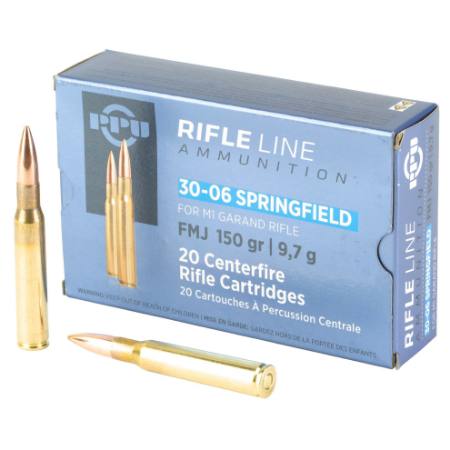 Prvi Partizan, 30-06, 150 Grain, Full Metal Jacket, For M1 Garand, 20 Round Box, 8605003812494, Ammo-3006G, RTG Parts