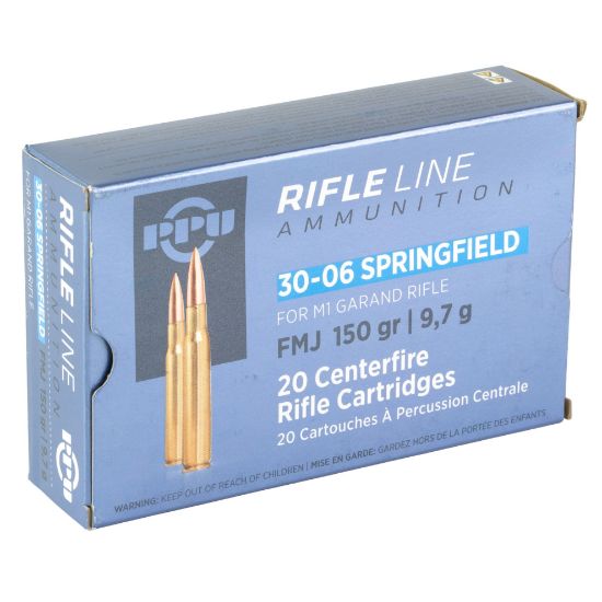 Prvi Partizan, 30-06, 150 Grain, Full Metal Jacket, For M1 Garand, 20 Round Box, 8605003812494, Ammo-3006G, RTG Parts