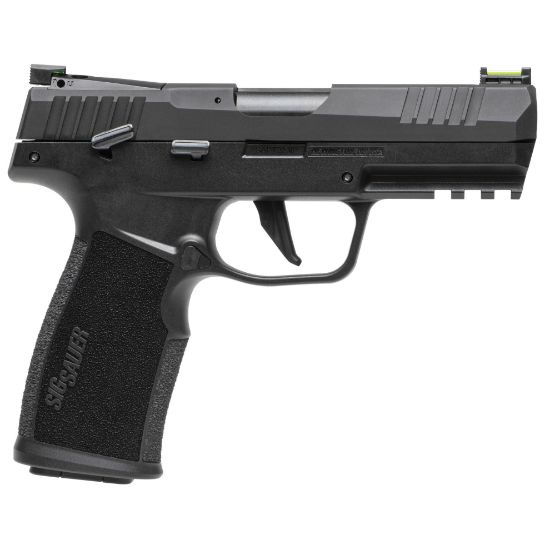 Sig Sauer, P322, Semi-automatic, Single Action Only, Polymer Frame Pistol, Full Size, 22 LR, 4 Barrel", Anodized Finish, Black, Adjustable Fiber Optic Sights, Optic Ready, Threaded Barrel Adapter, 20 Rounds, 2 Magazines, 798681640447, FFL-SIG-322C-BAS, RTG Parts