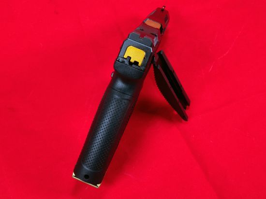 CZ, P-10F, Competition-Ready, Full Size, 9MM, 5" Barrel, Nitride Finish, Black, 2x19rd Magazines, Fiber Optic Front Sight, Serrated Combat Rear Sights, Gold HB Industries Theta Trigger, Apex Extended Magazine Release, Apex Extended Slide Stop, Optics Ready Slide, 806703951805, FFL-CZ-91580, RTG Parts
