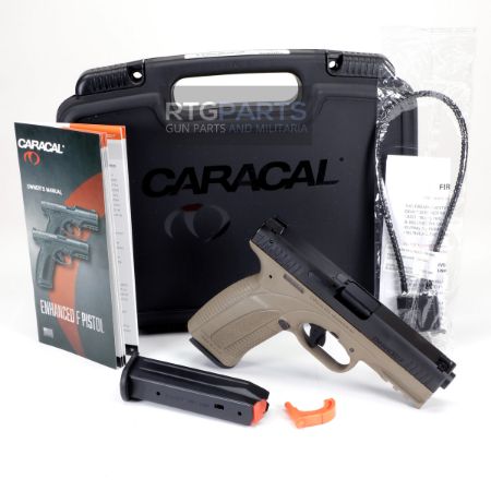Picture of CARACAL ENHANCED F 9MM, 3-DOT SIGHTS, TAN, 18RD