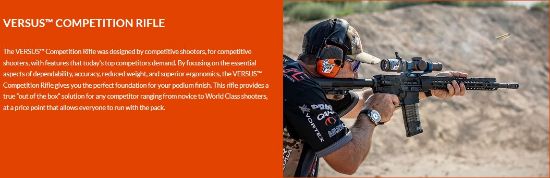 Caracal USA, Versus Competition Rifle, 223 Wylde, 18", Black, 819558020510, FFL-CAR-U80021200, RTG Parts