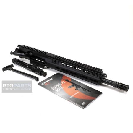 Caracal USA, CAR816 A2 Complete Upper, Short Stroke Piston, 5.56mm, 11.5", Black, Includes BCG, 819558020695, CAR-U80021059, RTG Parts