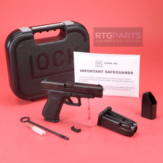 GLOCK 48 NO-RAIL AUSTRIAN MADE 9MM W/ SHILED ARMS MAG CATCH & 3X15RD MAGS, FFL-GLOCK-PA4850201-SHIELDARMS, RTG Parts