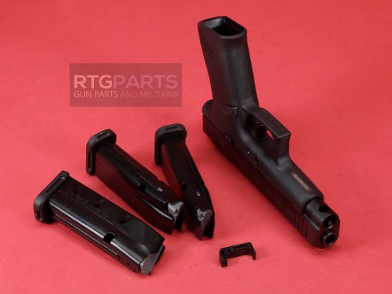 GLOCK 48 NO-RAIL AUSTRIAN MADE 9MM W/ SHILED ARMS MAG CATCH & 3X15RD MAGS, FFL-GLOCK-PA4850201-SHIELDARMS, RTG Parts