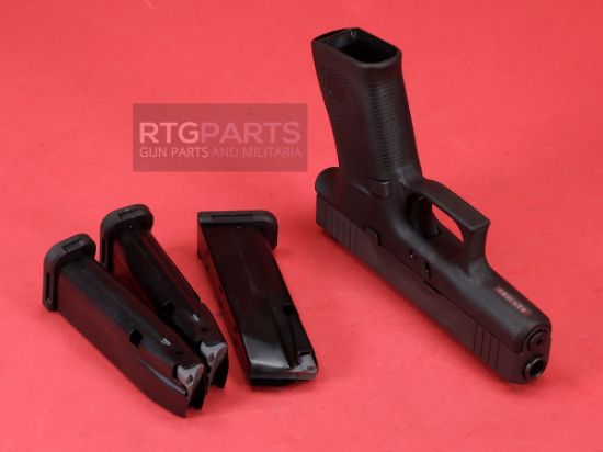 GLOCK 43X NO-RAIL AUSTRIAN MADE 9MM W/ SHILED ARMS MAG CATCH & 3X15RD MAGS, FFL-GLOCK-PA4350201-SHIELDARMS, RTG Parts