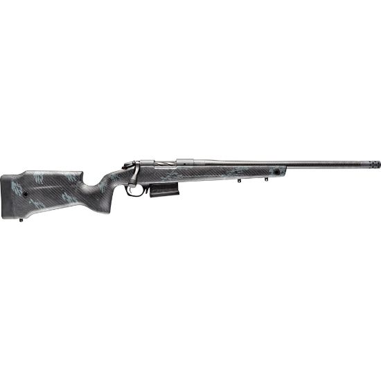 Bergara, Premier Series, Crest Carbon, Bolt Action Rifle, 300 PRC, 22" Carbon Fiber Barrel, Threaded 5/8x24, Omni Muzzle Brake, Cerakote Finish, Sniper Gray, Monte Carlo Carbon Fiber Stock, 5 Rounds, 1 AICS Style Magazine, 043125017720, FFL-BERGARA-14LM7518CF, RTG Parts