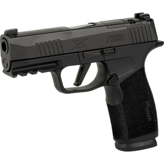 Sig Sauer, P365, XMacro, Striker Fired, Semi-automatic, Polymer Framed Pistol, Sub-Compact, 9MM, 3.7" Barrel, Nitron Finish, Black, XRAY3 Day/Night Sights, Optic Ready, 2x17rd Magazines, X-Macro, 798681671205, FFL-365XCA-9-BXR3, RTG Parts